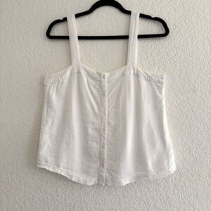 A New Day Linen Blend Ladies Top~size M
